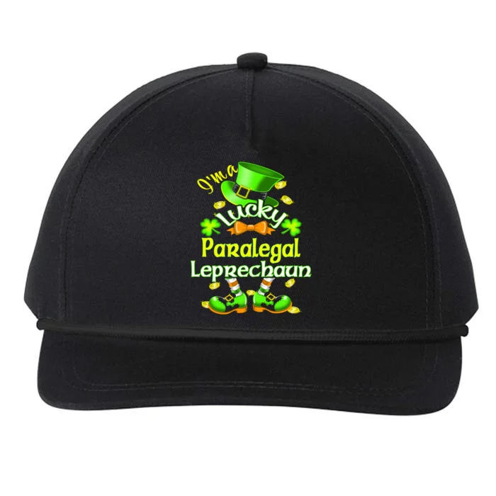 St Patrick's Day Paralegal Costume I'm A Lucky Leprechaun Funny Gift Snapback Five-Panel Rope Hat