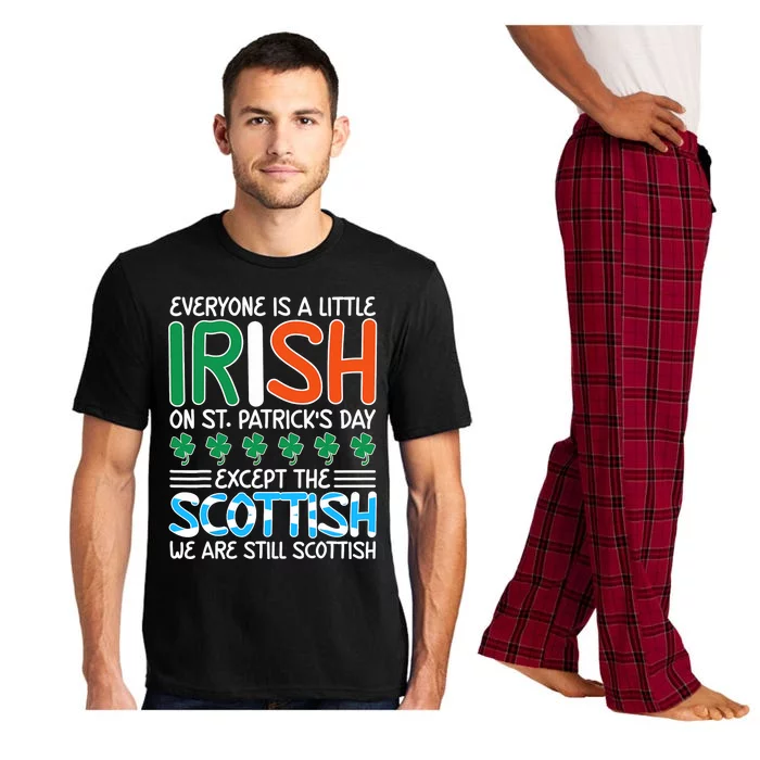 St. Patrick's Day Irish Flag Scottish Shamrock Funny Joke Pajama Set