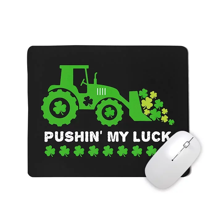 St Patrick's Day Pushing My Luck Monster Truck Mousepad