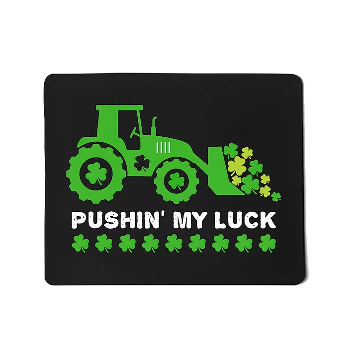 St Patrick's Day Pushing My Luck Monster Truck Mousepad