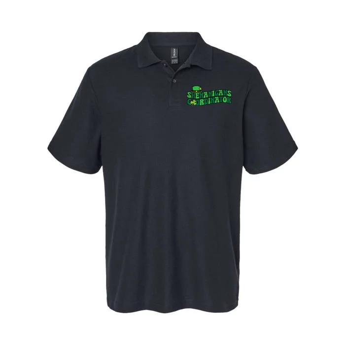 St Patricks Day Shenanigans Coordinator Saint Pattys Teacher Softstyle Adult Sport Polo