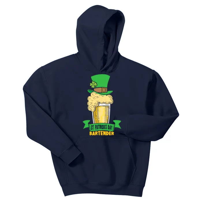 St PatrickS Day Bartender St. Patricks Day Irish Ireland St Kids Hoodie