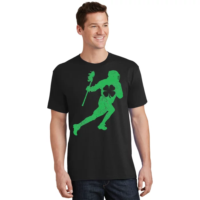 St Patrick's Day Shamrock Lacrosse Saint Paddy's T-Shirt