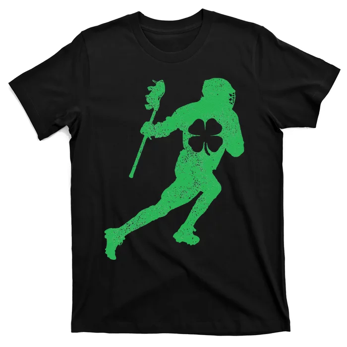 St Patrick's Day Shamrock Lacrosse Saint Paddy's T-Shirt