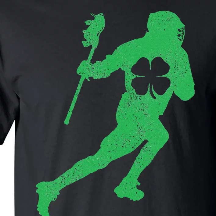 St Patrick's Day Shamrock Lacrosse Saint Paddy's Tall T-Shirt