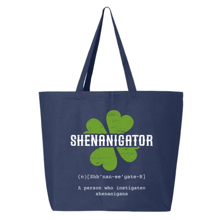 St Patricks Day Irish Shenanigator Lucky Funny Cloverleaf Gift 25L Jumbo Tote