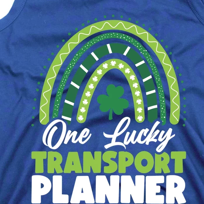 St Patricks Day One Lucky Transport Planner Funny Gift Tank Top