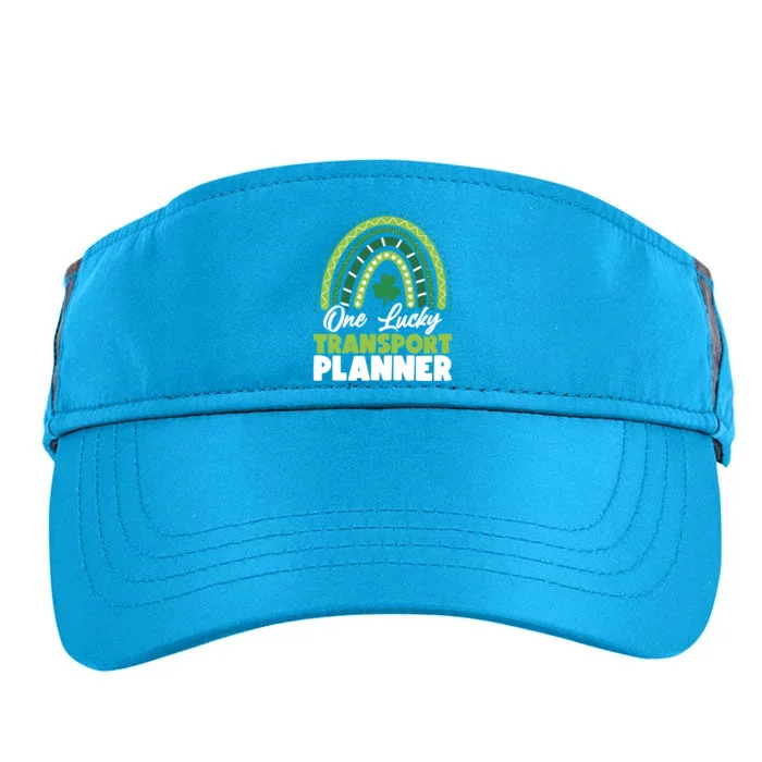 St Patricks Day One Lucky Transport Planner Funny Gift Adult Drive Performance Visor