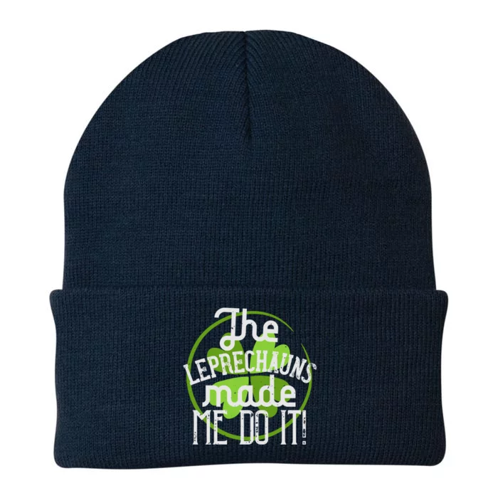 St Patricks Day Funny Gift The Goblins Have Brought Me To This Gift Knit Cap Winter Beanie