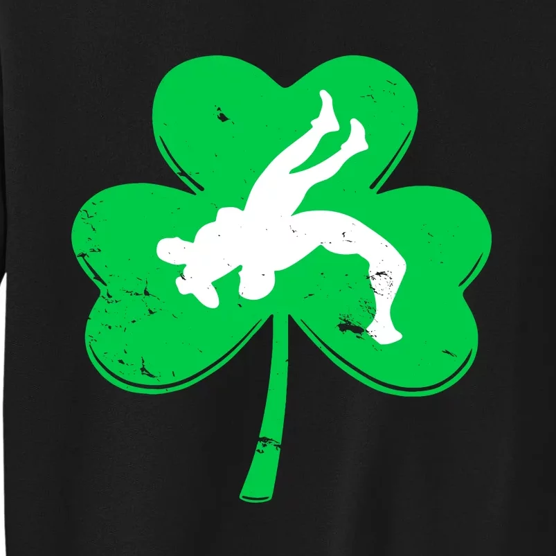 St. PatrickS Day Wrestling Shamrock Tall Sweatshirt