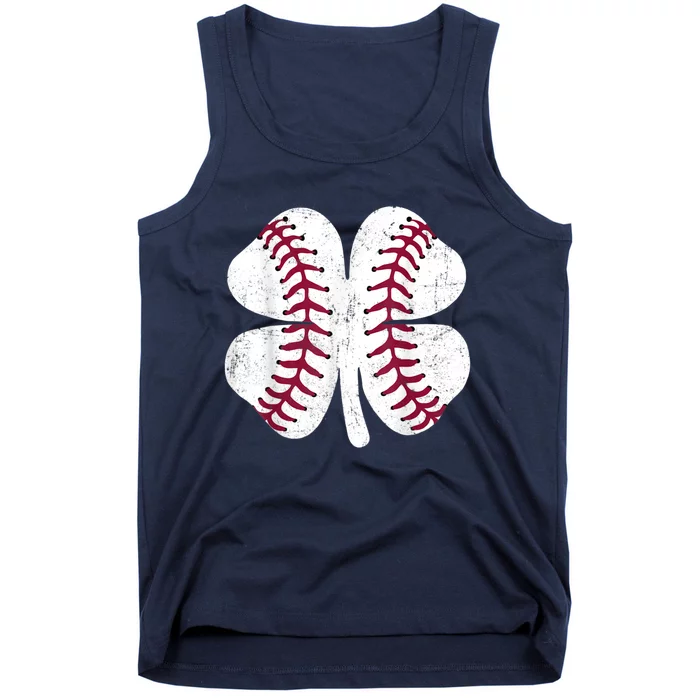 St Patricks Day Shamrock Baseball Saint Paddy's Tank Top