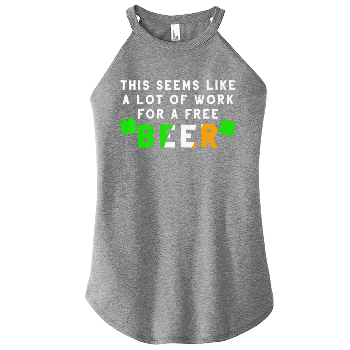 St Patricks Day Running For Irish Beer Races Women’s Perfect Tri Rocker Tank