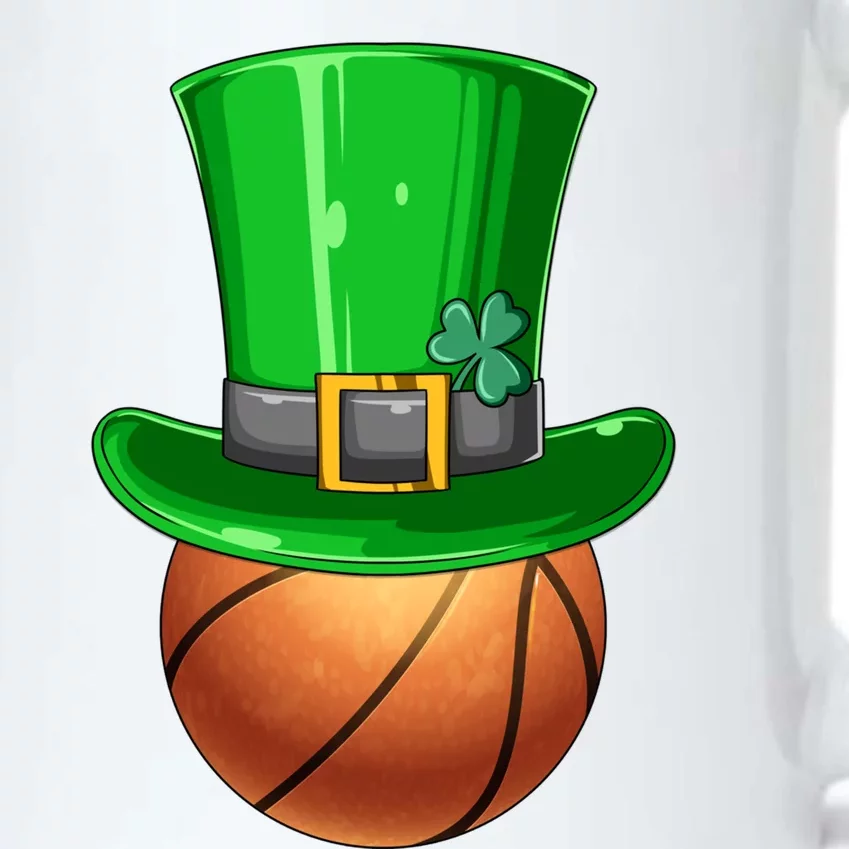 St Patrick's Day Basketball Irish Basketball Leprechaun Hat Gift Black Color Changing Mug