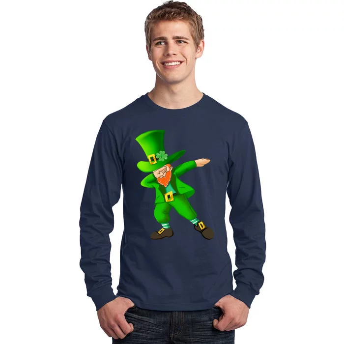 St Patricks Day Irish Dabbing Gift Tall Long Sleeve T-Shirt