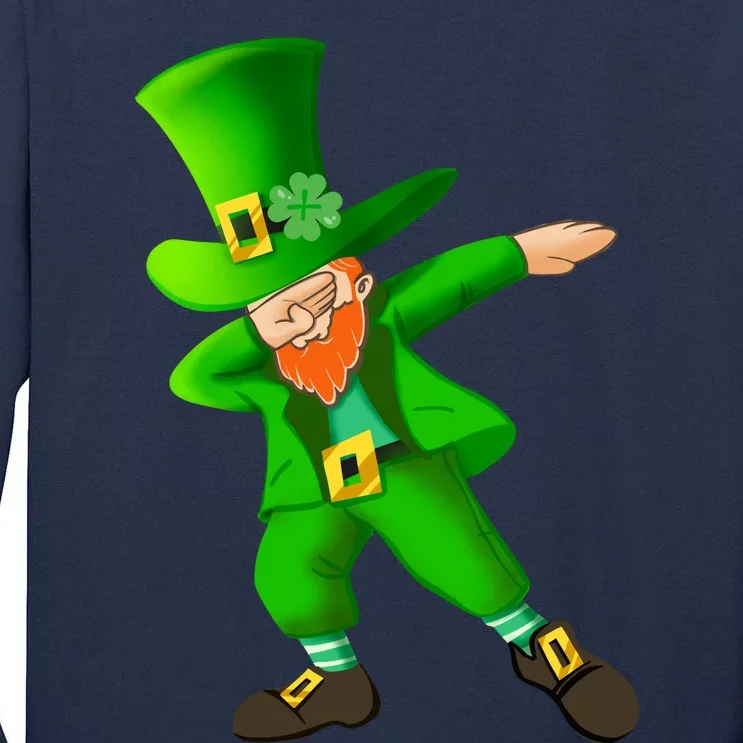 St Patricks Day Irish Dabbing Gift Tall Long Sleeve T-Shirt