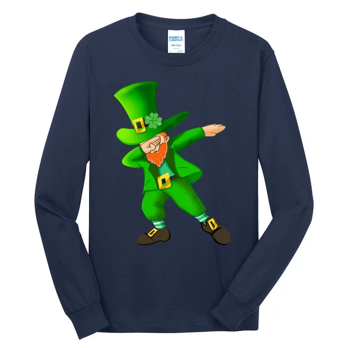 St Patricks Day Irish Dabbing Gift Tall Long Sleeve T-Shirt