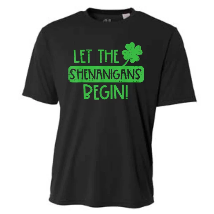 St Patricks Day Let The Shenanigans Begin Cooling Performance Crew T-Shirt