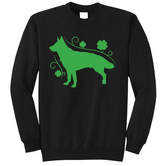 St Patricks Day Green Dog Sweatshirt