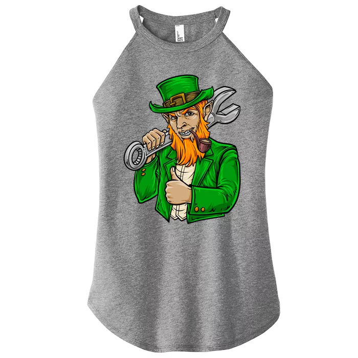 St Pattys Day Irish Leprechaun Car Mechanic Ing Gift Meaningful Gift Women’s Perfect Tri Rocker Tank