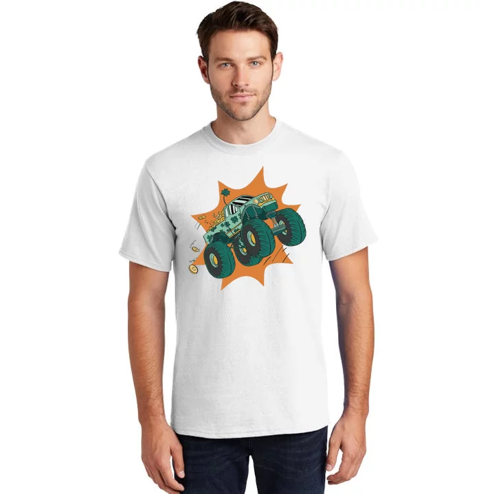 St Patrick's Day Monster Truck Tall T-Shirt