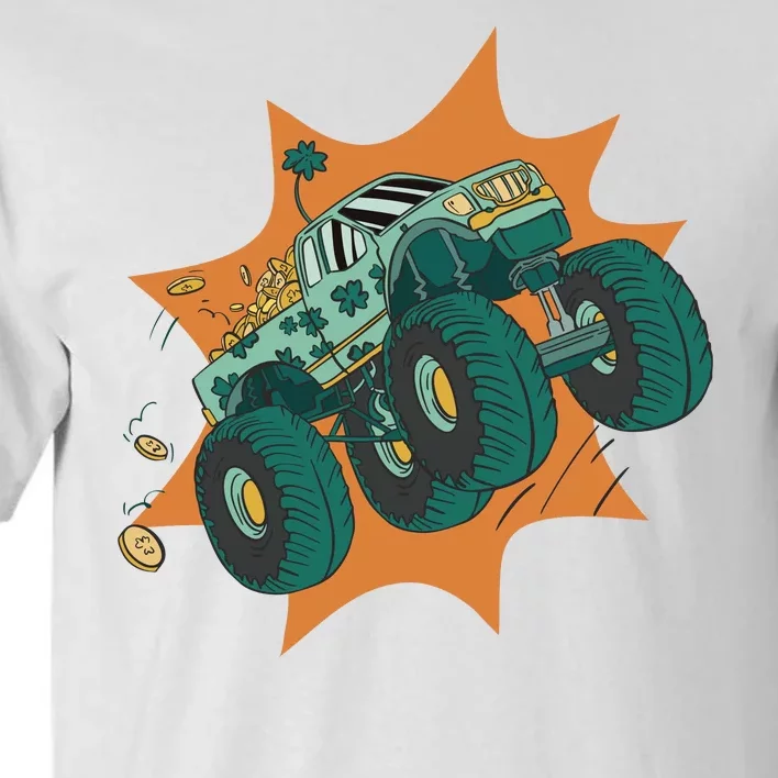 St Patrick's Day Monster Truck Tall T-Shirt