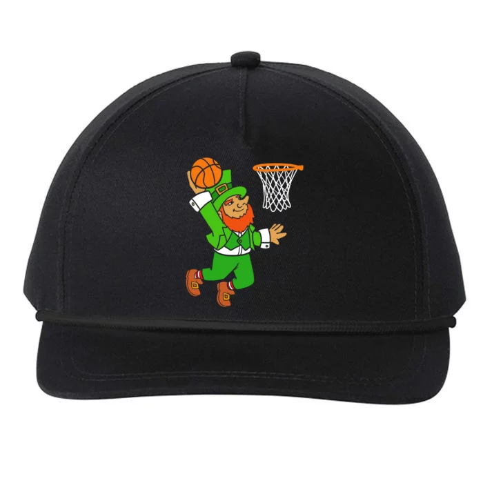 St Patrick's Day Leprechaun Basketball Dunk Sports Costume Gift Snapback Five-Panel Rope Hat