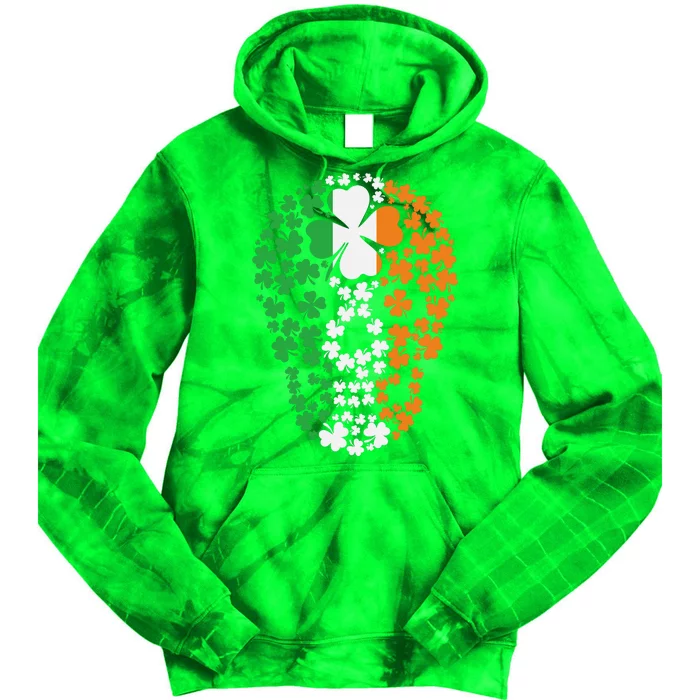 St Patricks Day Irish Ireland Skull Tie Dye Hoodie