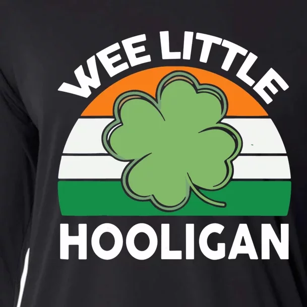 St Patricks Day Wee Little Hooligan Cooling Performance Long Sleeve Crew