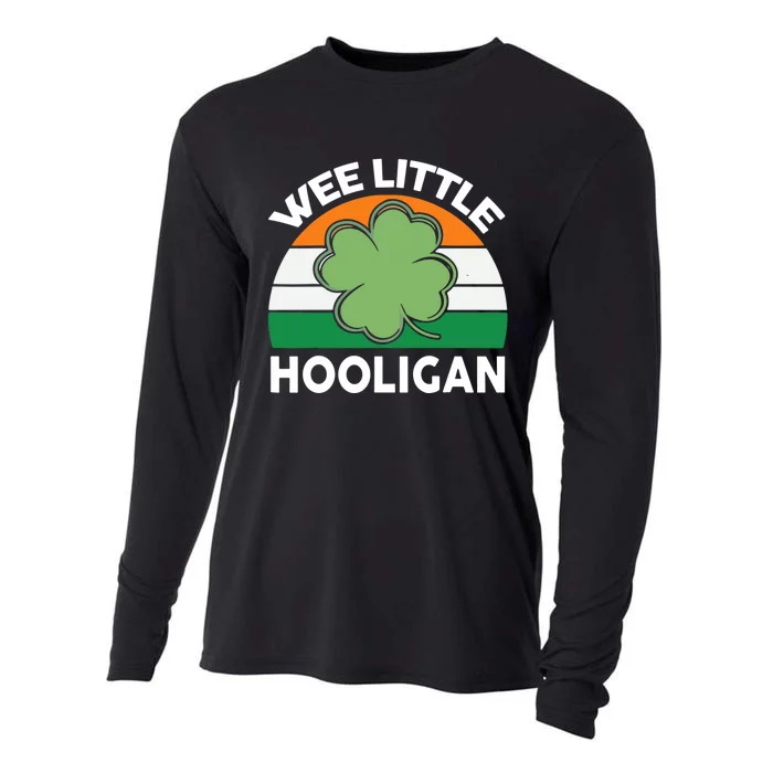 St Patricks Day Wee Little Hooligan Cooling Performance Long Sleeve Crew