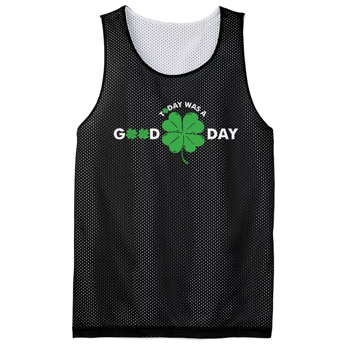 St Patricks Day Today Was A Good Day Mesh Reversible Basketball Jersey Tank