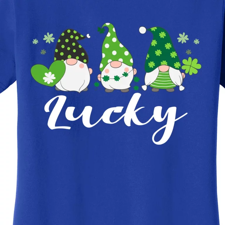 St Patricks Day Green Gnomes Irish Saying Gift Women's T-Shirt