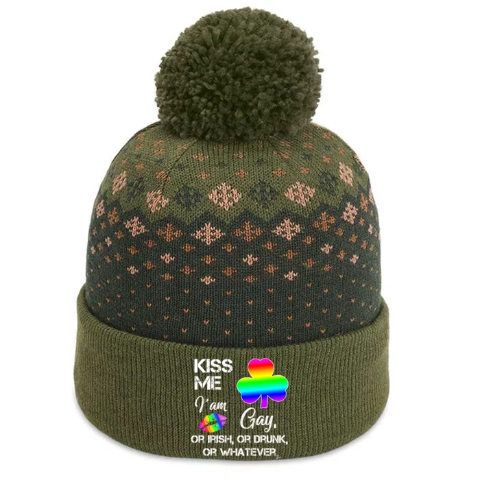 St Patricks Day Me Im Irish Cool Gift Me I Am Gay Cute Gift The Baniff Cuffed Pom Beanie