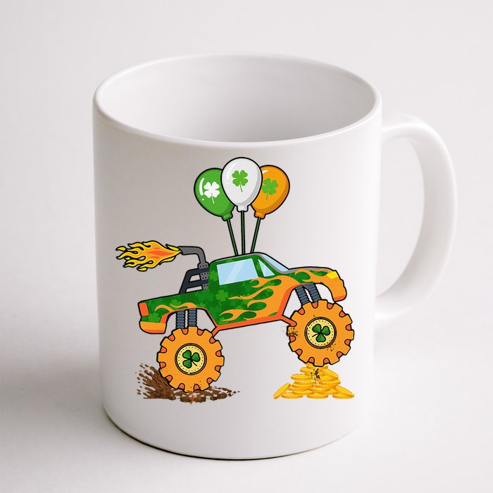 Saint Patrick's Day Fun Monsterruck Fors Front & Back Coffee Mug