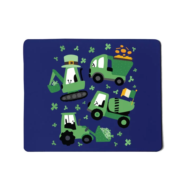 St Patrick's Day Construction Mousepad