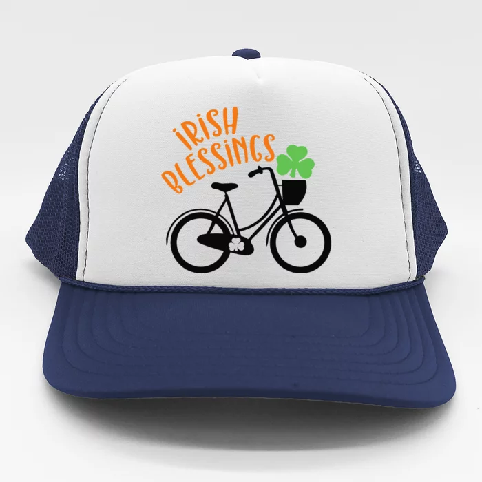 Saint Patrick's Day Irish Blessings Lucky Charm Paddy's Day Cute Trucker Hat