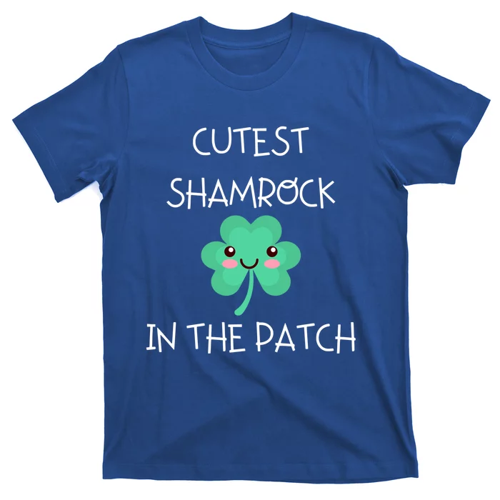 St Patricks Day Irish Clover Cutest Shamrock In The Patch Gift T-Shirt