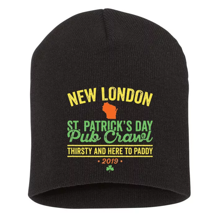 St Patrick's Day New London Pub Crawl Parade Short Acrylic Beanie