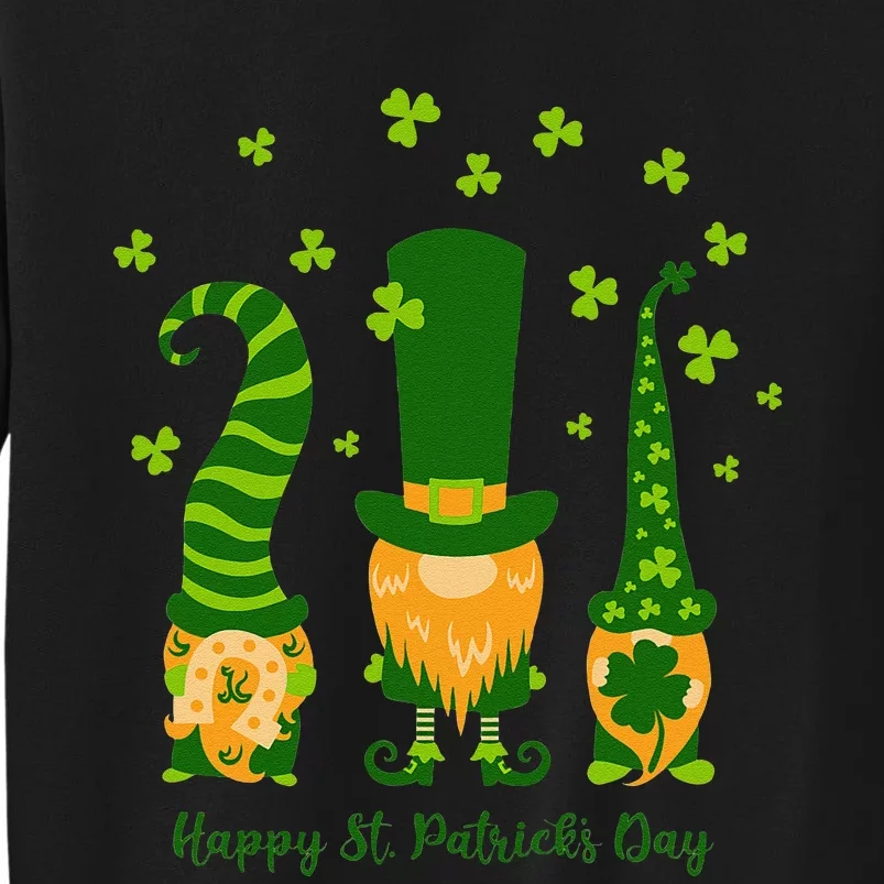 Saint Patrick's Day,3 Gnomes Bring Luck Clover, Horseshoe Sweatshirt