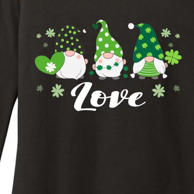 St Patricks Day Green Gnomes Love Irish Cool Gift Womens CVC Long Sleeve Shirt