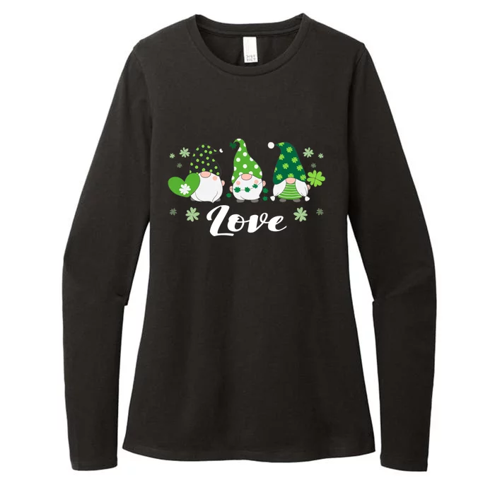 St Patricks Day Green Gnomes Love Irish Cool Gift Womens CVC Long Sleeve Shirt