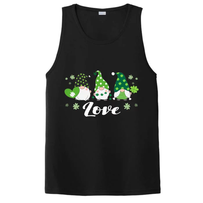 St Patricks Day Green Gnomes Love Irish Cool Gift Performance Tank