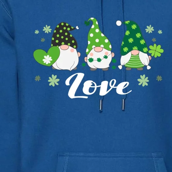 St Patricks Day Green Gnomes Love Irish Cool Gift Premium Hoodie