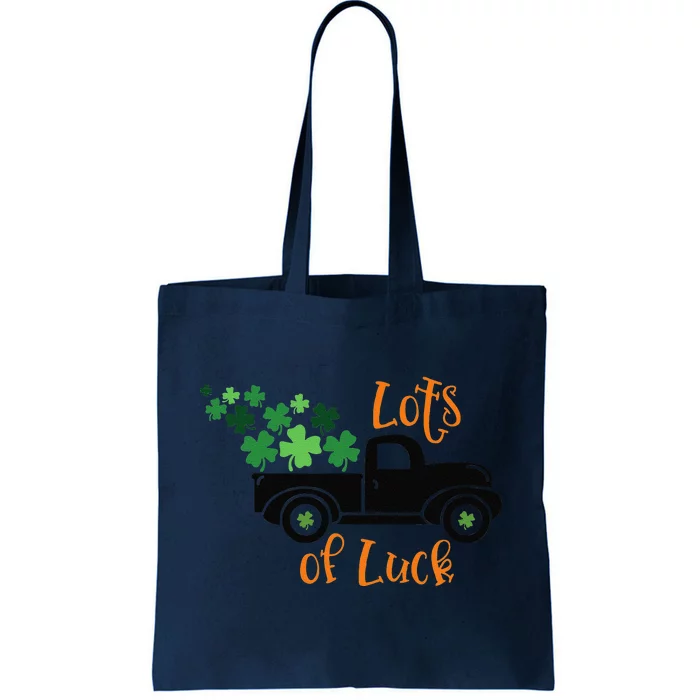 Saint Patrick's Day Lots Of Luck Paddy's Day March 17 Design Tote Bag