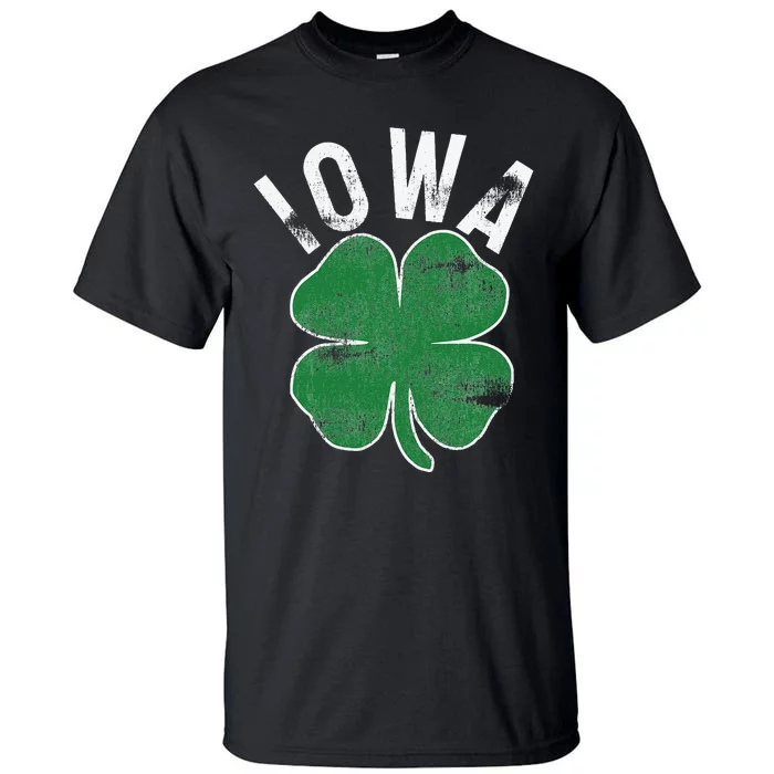 St Patrick's Day Shamrock Iowa Irish Saint Paddy's Gift Tall T-Shirt