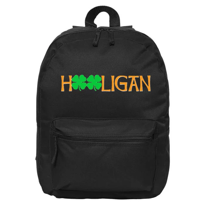 St Paddy's Day Irish Hooligan 16 in Basic Backpack