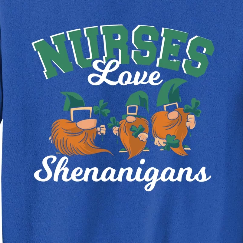 St Patricks Day Nurse Gnome Irish Shenanigans Nurses Meaningful Gift Sweatshirt