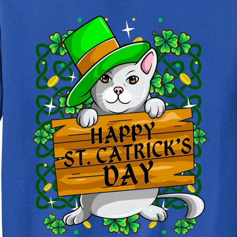 St Patricks Day Happy St Catricks Cat Shenanigans Gift Sweatshirt