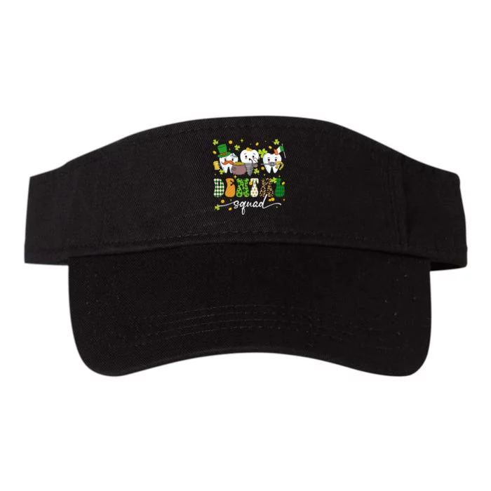 St Patrick Day Dental Squad Saint Paddys Teeth Irish Dentist Valucap Bio-Washed Visor