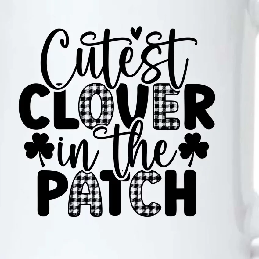 St Patricks Day Irish Cutest Clover In The Patch Cute Gift Black Color Changing Mug