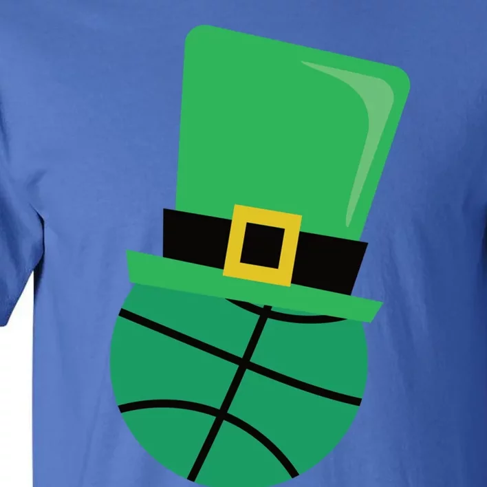 St Patrick's Day Cool Gift Basketball Leprechaun Hagift Tall T-Shirt